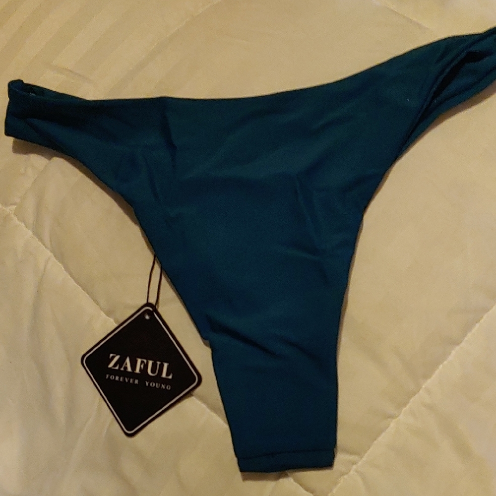 Zaful Teal Bikini Bottom